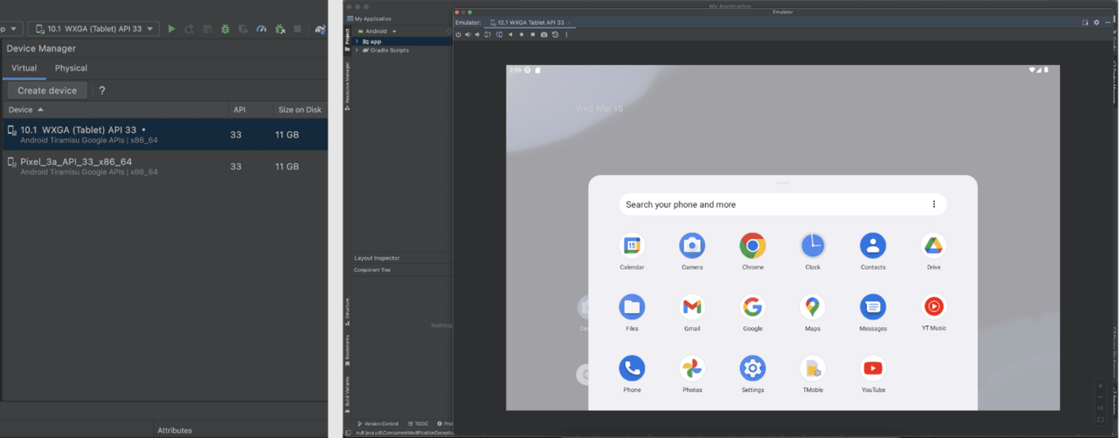 Installation of the app build