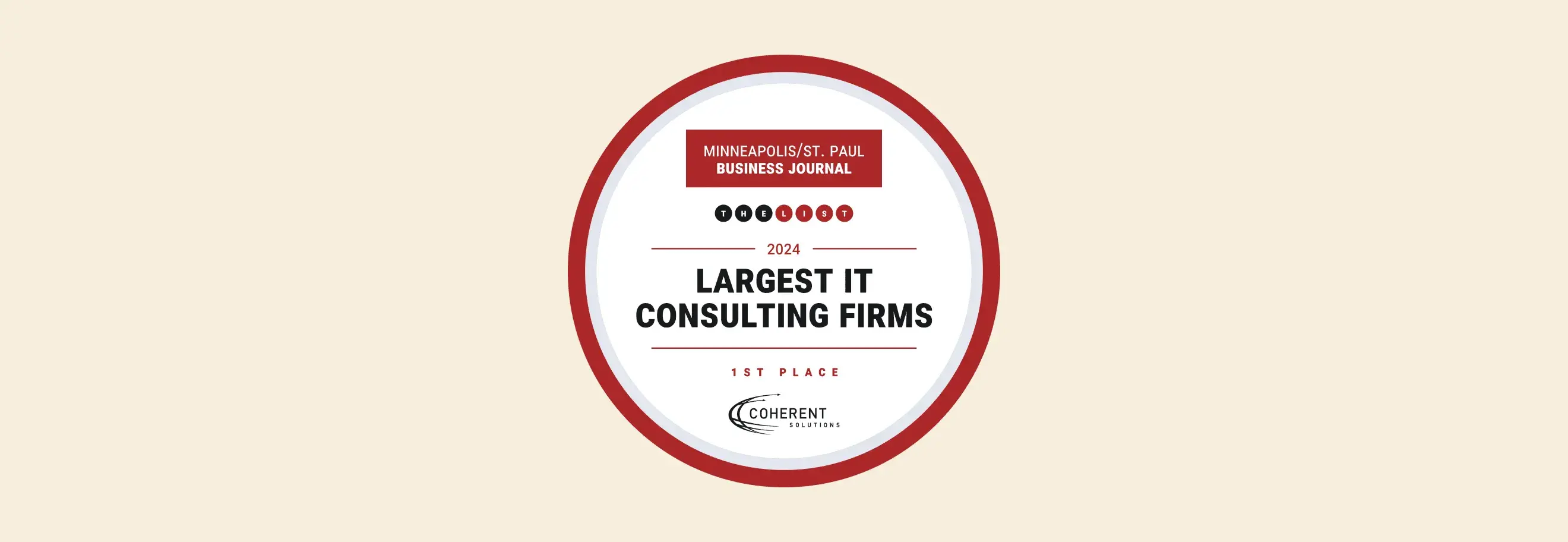 Coherent Solutions Ranked as the Top IT Consulting Firm